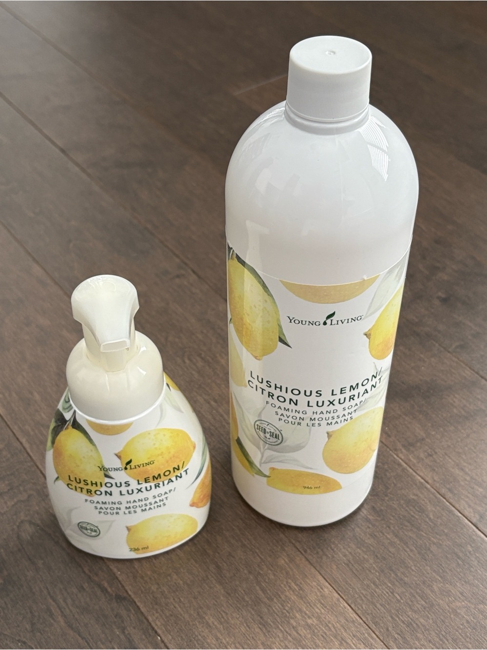 YOUNG LIVING Lushious Lemon Foaming Hand Soap, Healthy Home Cleaning, Household